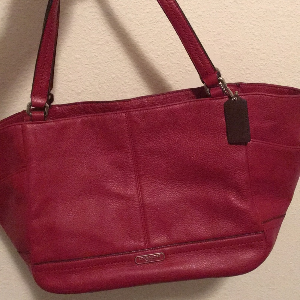 Red Coach Bag